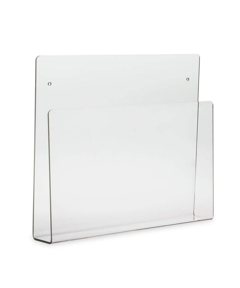 SourceOne SOURCE ONE Deluxe Clear Acrylic File Chart Holder Wall Mount - Image 2